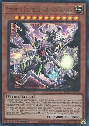Mementoal Tecuhtlica - Combined Creation (Ultra Rare) (RA05-EN029) - Rarity Collection 5 1st Edition