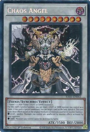 Chaos Angel (Secret Rare) (RA05-EN043) - Rarity Collection 5 1st Edition