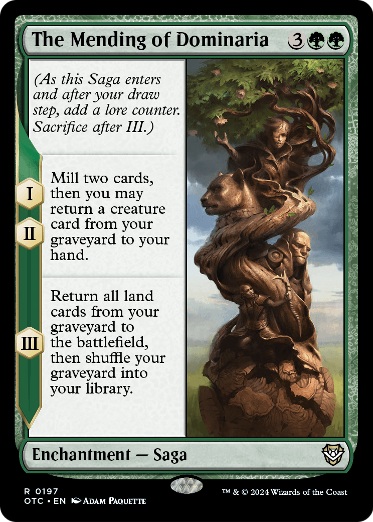 The Mending of Dominaria (OTC-197) - Outlaws of Thunder Junction Commander