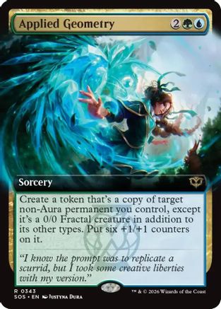 Applied Geometry (Extended Art) (SOS-343) - Secrets of Strixhaven