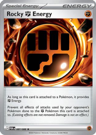 Rocky Fighting Energy (Non-Holo) 087/088 Deck Exclusives - Rare