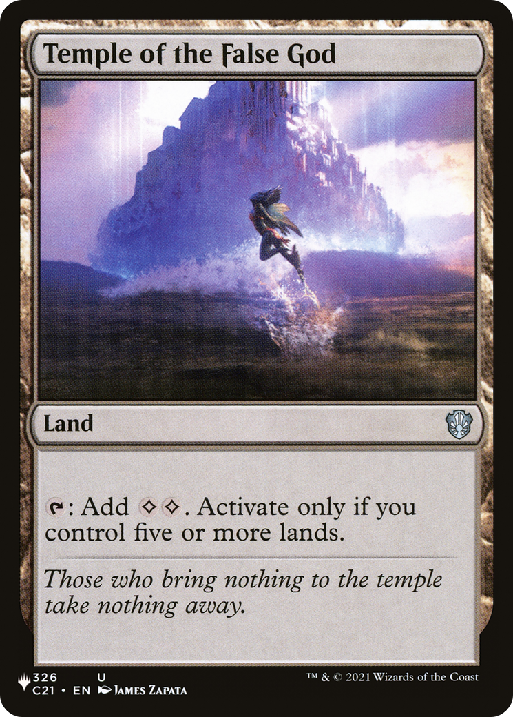 Temple of the False God (C21) (LIST-326) - The List