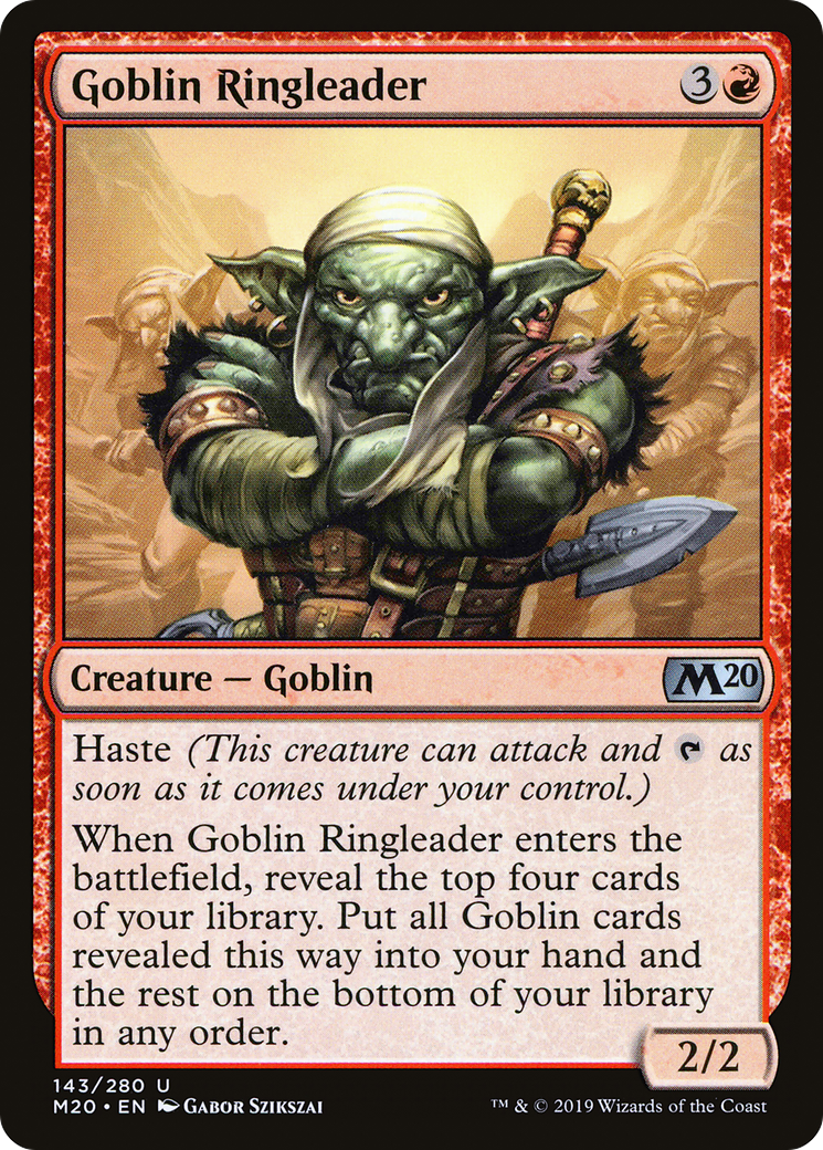 Goblin Ringleader (M20-143) - Core Set 2020