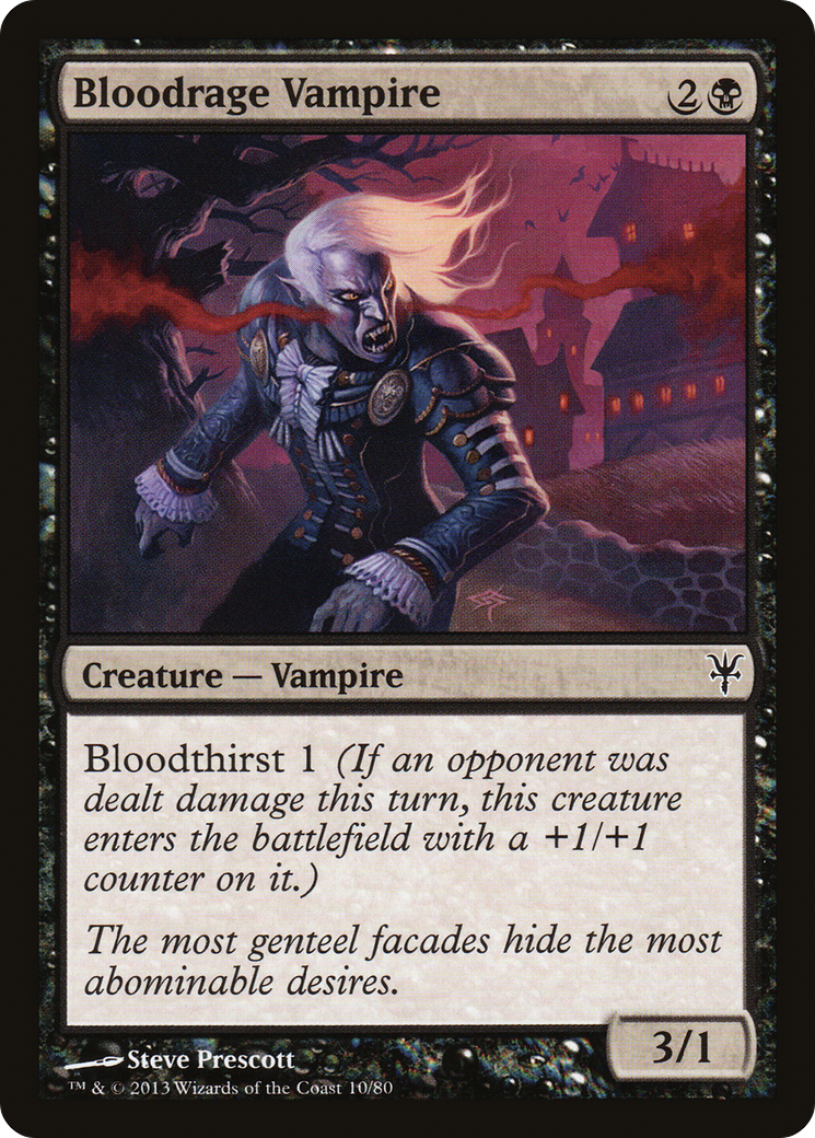 Bloodrage Vampire (DDK-010) - Duel Decks: Sorin vs. Tibalt