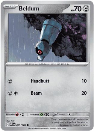 Beldum 059 ME04 Chaos Rising - Common