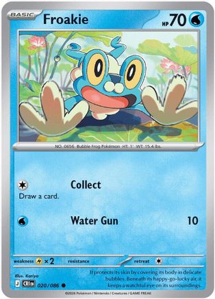 Froakie 020/086 ME04 Chaos Rising - Common