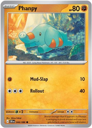 Phanpy 044 ME04 Chaos Rising - Common
