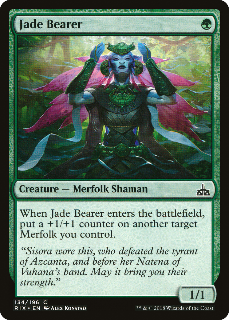 Jade Bearer (RIX-134) - Rivals of Ixalan