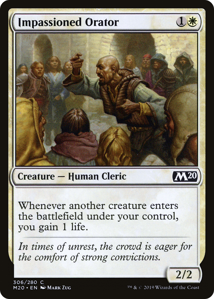 Impassioned Orator (M20-306) - Core Set 2020