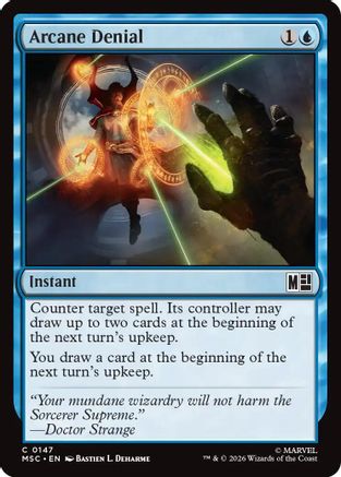 Arcane Denial (MSC-147) - Commander: Marvel Super Heroes