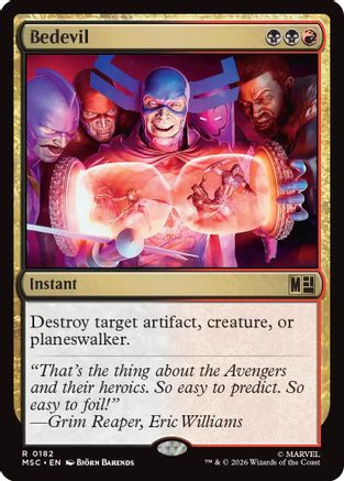 Bedevil (MSC-182) - Commander: Marvel Super Heroes