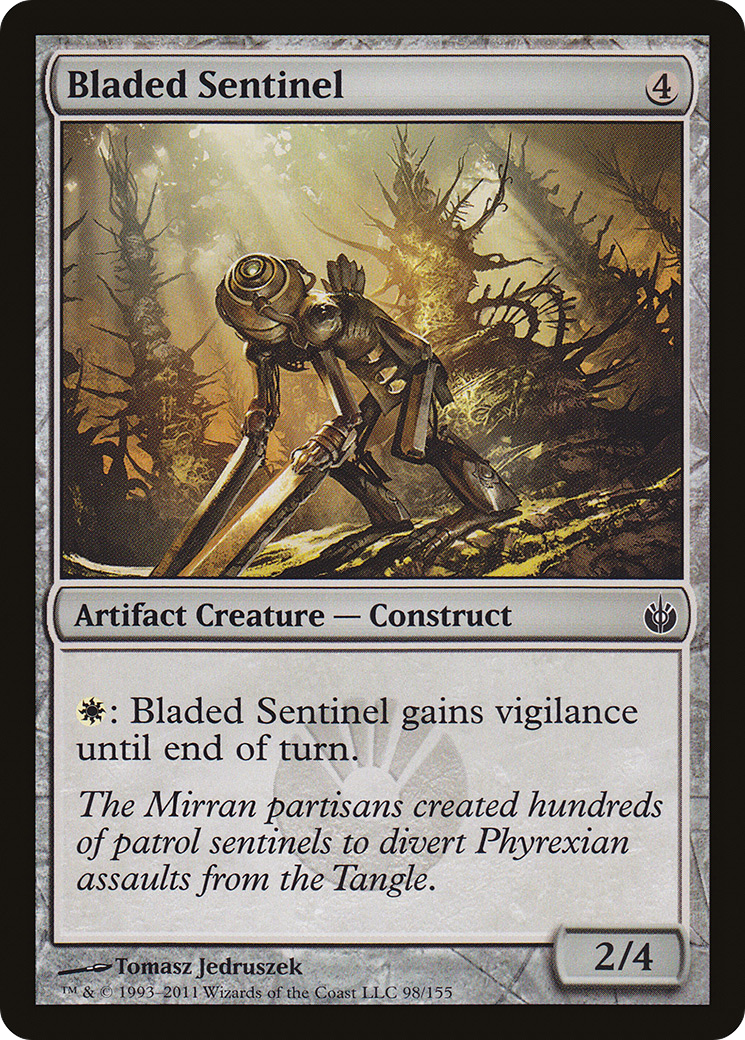 Bladed Sentinel (MBS-098) - Mirrodin Besieged Foil