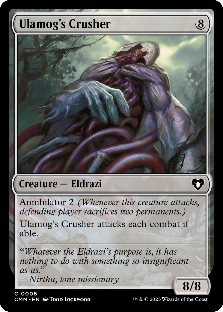 Ulamog's Crusher (CMM-006) - Commander Masters Foil