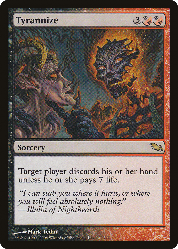 Tyrannize (SHM-201) - Shadowmoor Foil
