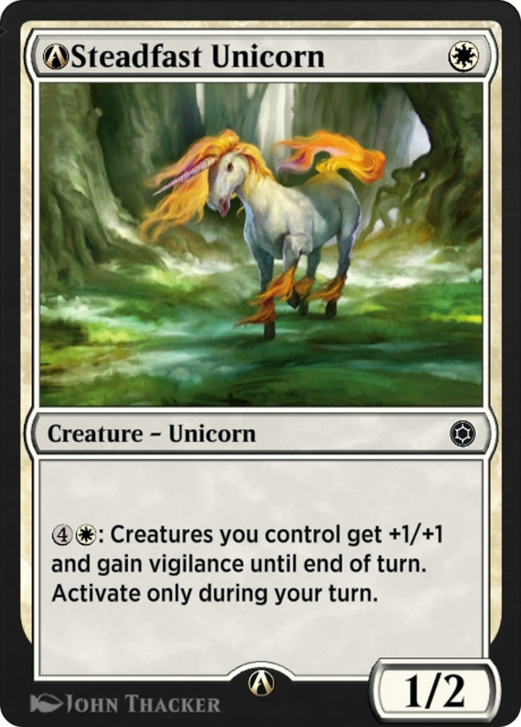 A-Steadfast Unicorn (HBG-A-104) - Alchemy Horizons: Baldur's Gate