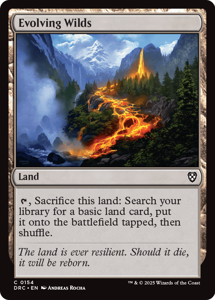 Evolving Wilds (0154) (DRC-154) - Commander: Aetherdrift