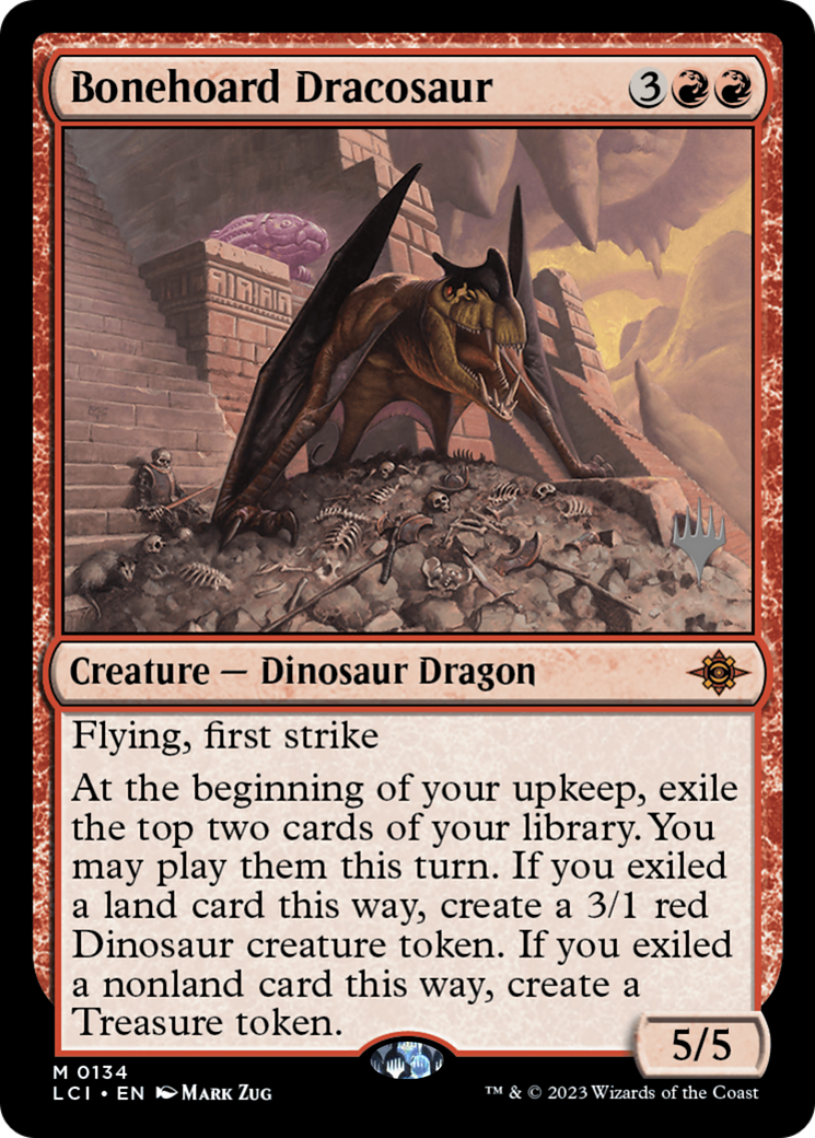 Bonehoard Dracosaur (PPLCI-134) - The Lost Caverns of Ixalan Promos