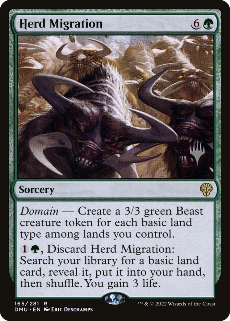 Herd Migration (PPDMU-165) - Dominaria United Promos Foil