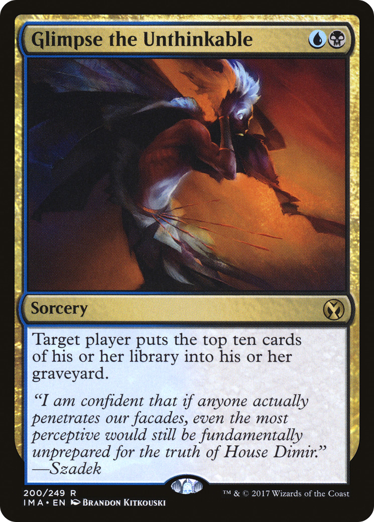 Glimpse the Unthinkable (IMA-200) - Iconic Masters Foil