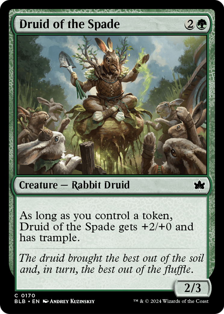 Druid of the Spade (BLB-170) - Bloomburrow