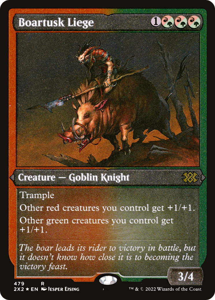 Boartusk Liege (Foil Etched) (2X2-479) - Double Masters 2022 Foil