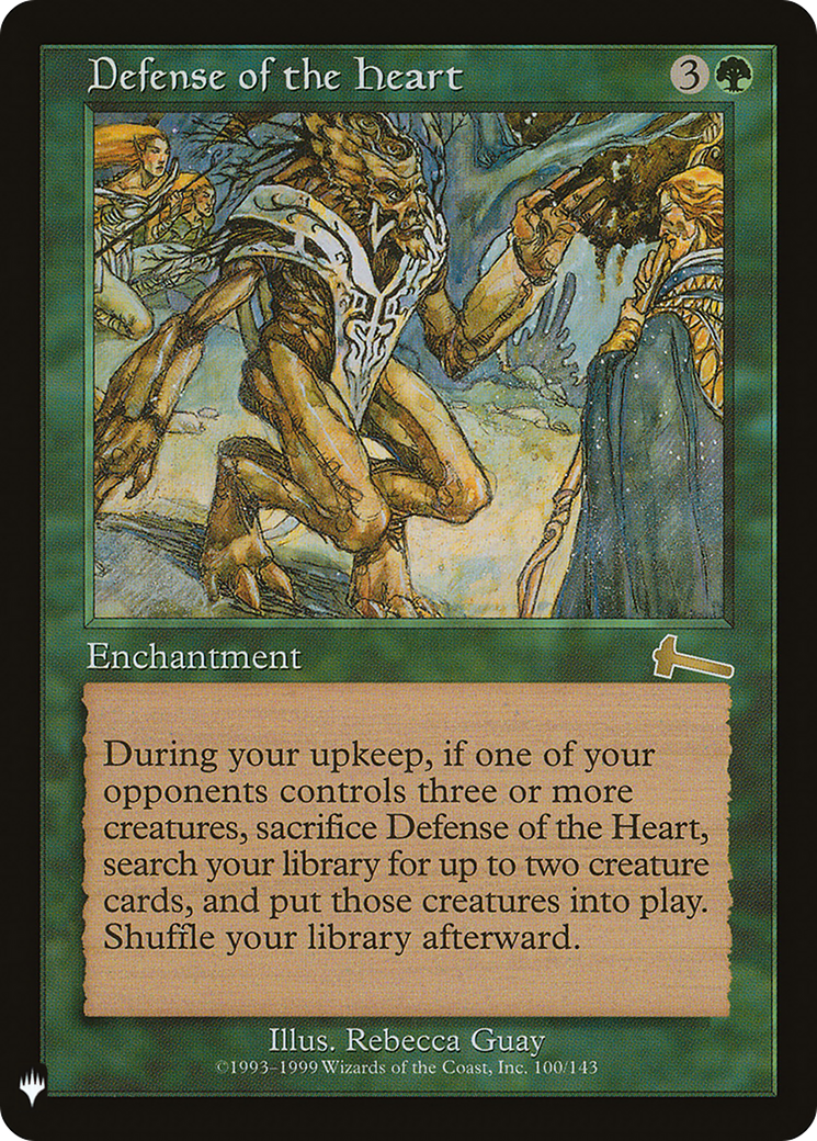Defense of the Heart (LIST-100) - The List