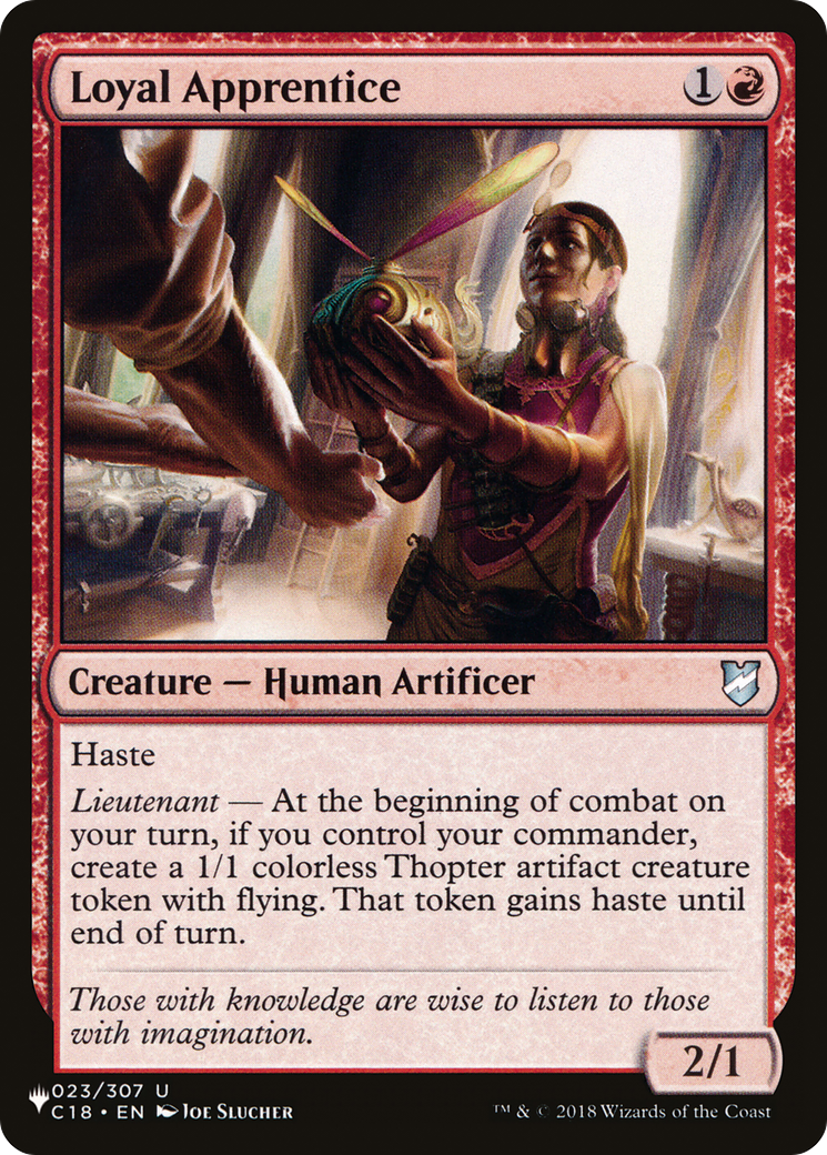 Loyal Apprentice (LIST-023/307) - The List