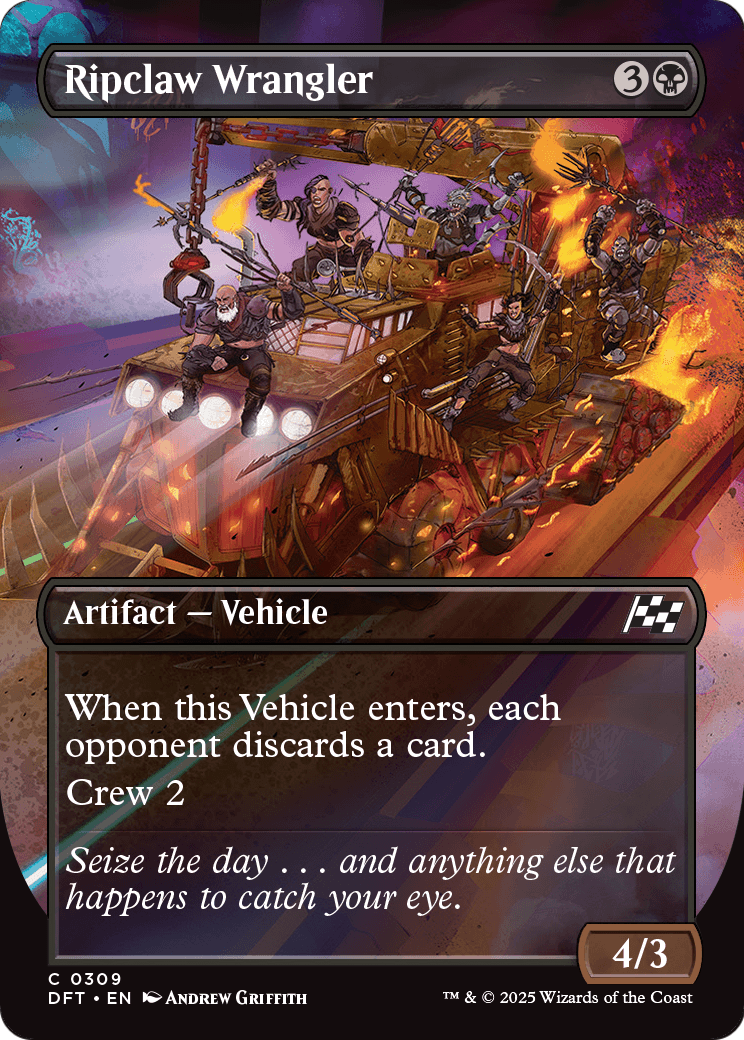Ripclaw Wrangler (Borderless) (DFT-309) - Aetherdrift Foil