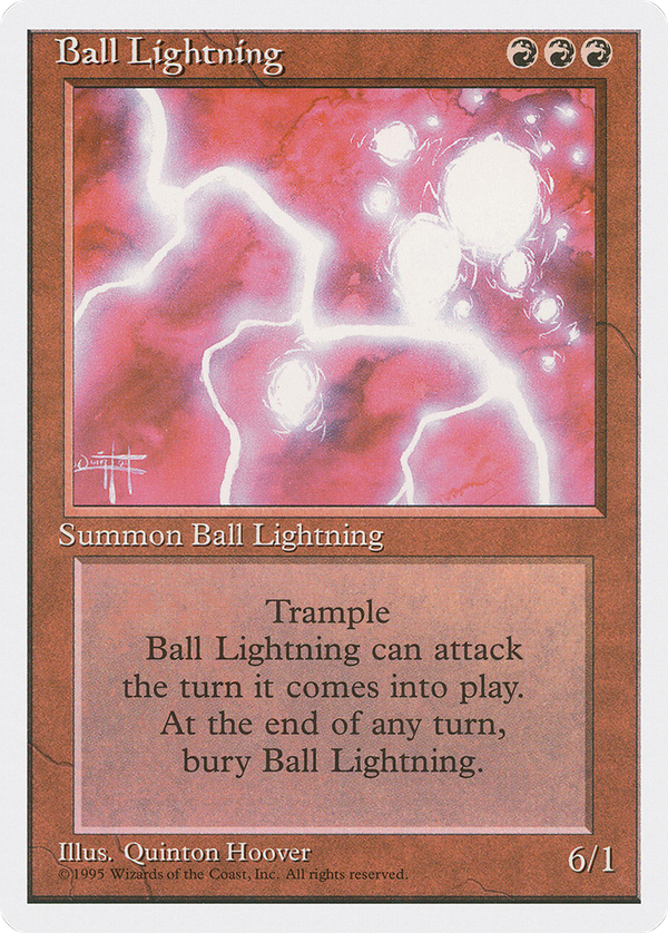 Ball Lightning (4ED-) - Fourth Edition