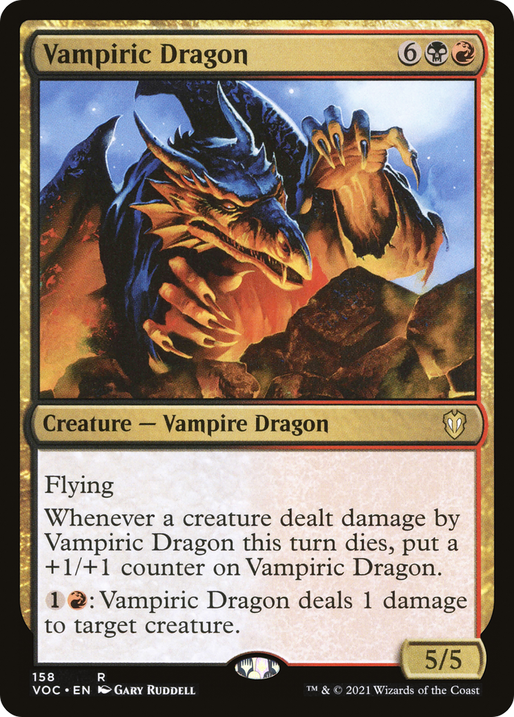 Vampiric Dragon (VOC-158) - Crimson Vow Commander