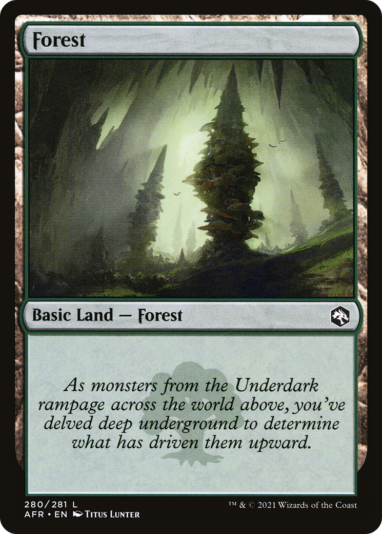Forest (280) (AFR-280) - Adventures in the Forgotten Realms Foil