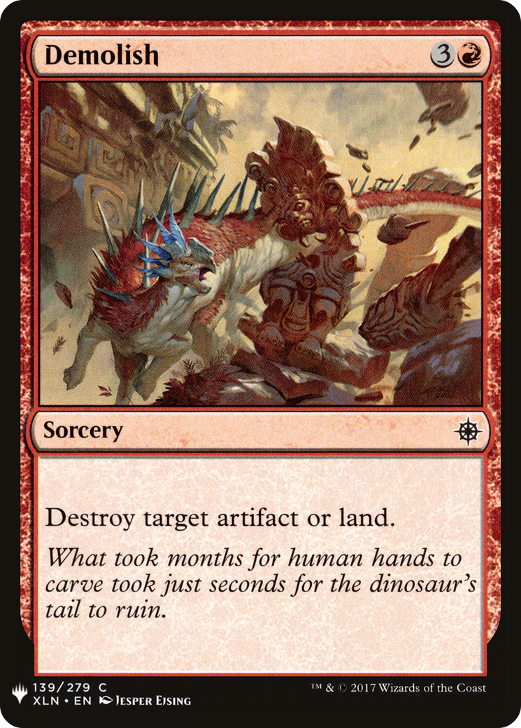 Demolish (LIST-139) - The List