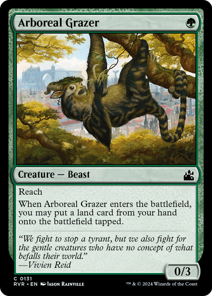 Arboreal Grazer (RVR-131) - Ravnica Remastered Foil