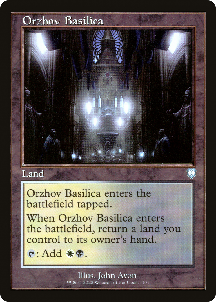 Orzhov Basilica (Retro Frame) (BRC-191) - The Brothers' War Commander