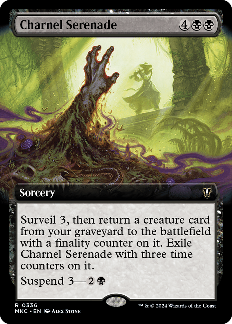 Charnel Serenade (Extended Art) (MKC-336) - Murders at Karlov Manor Commander: (Extended Art)