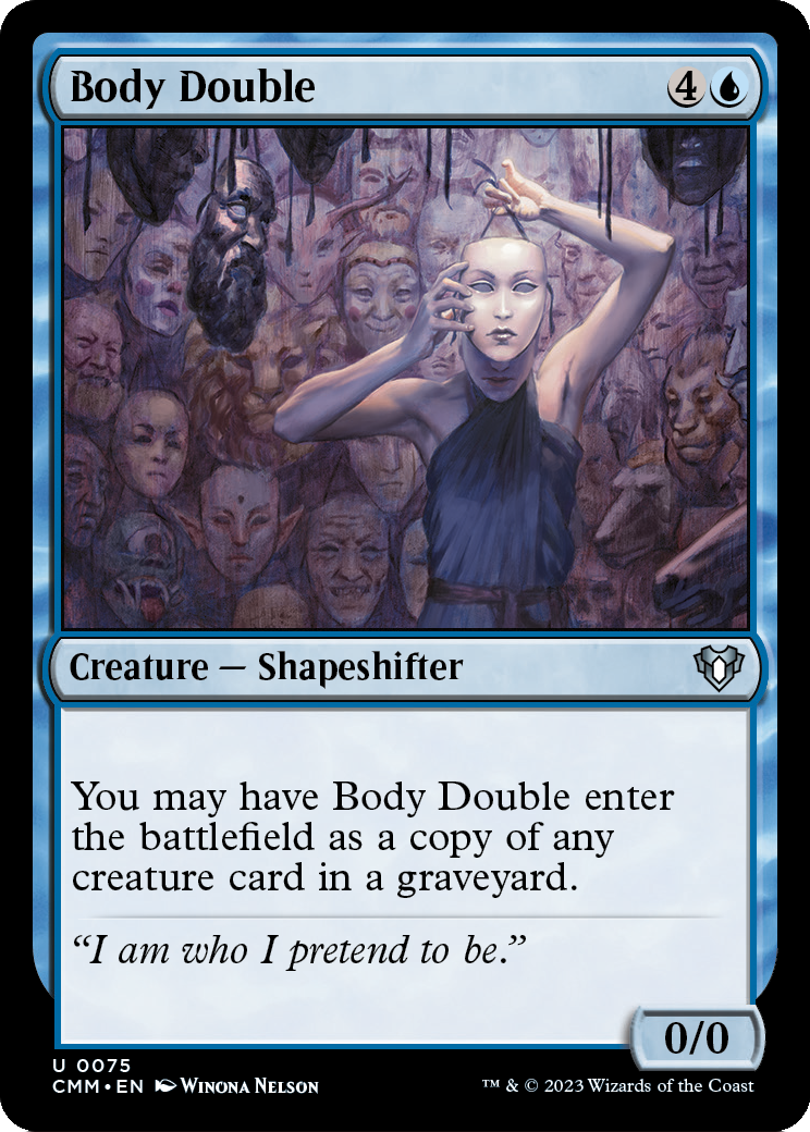 Body Double (CMM-075) - Commander Masters Foil