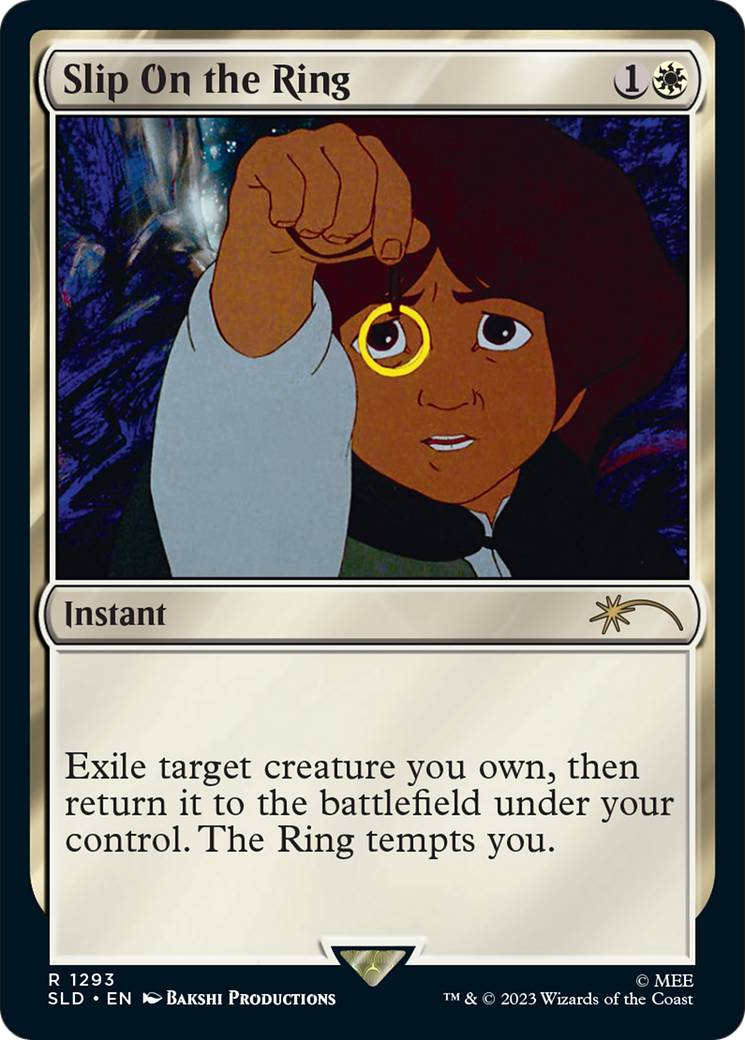 Slip on the Ring (SLD-1293) - Secret Lair Drop Foil