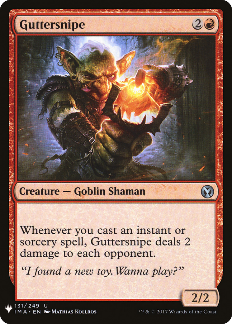 Guttersnipe (IMA) (LIST-131) - The List