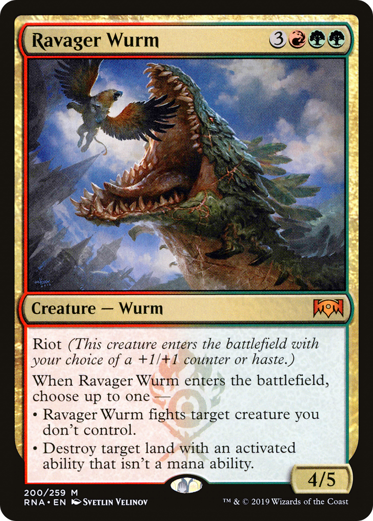 Ravager Wurm (RNA-200) - Ravnica Allegiance