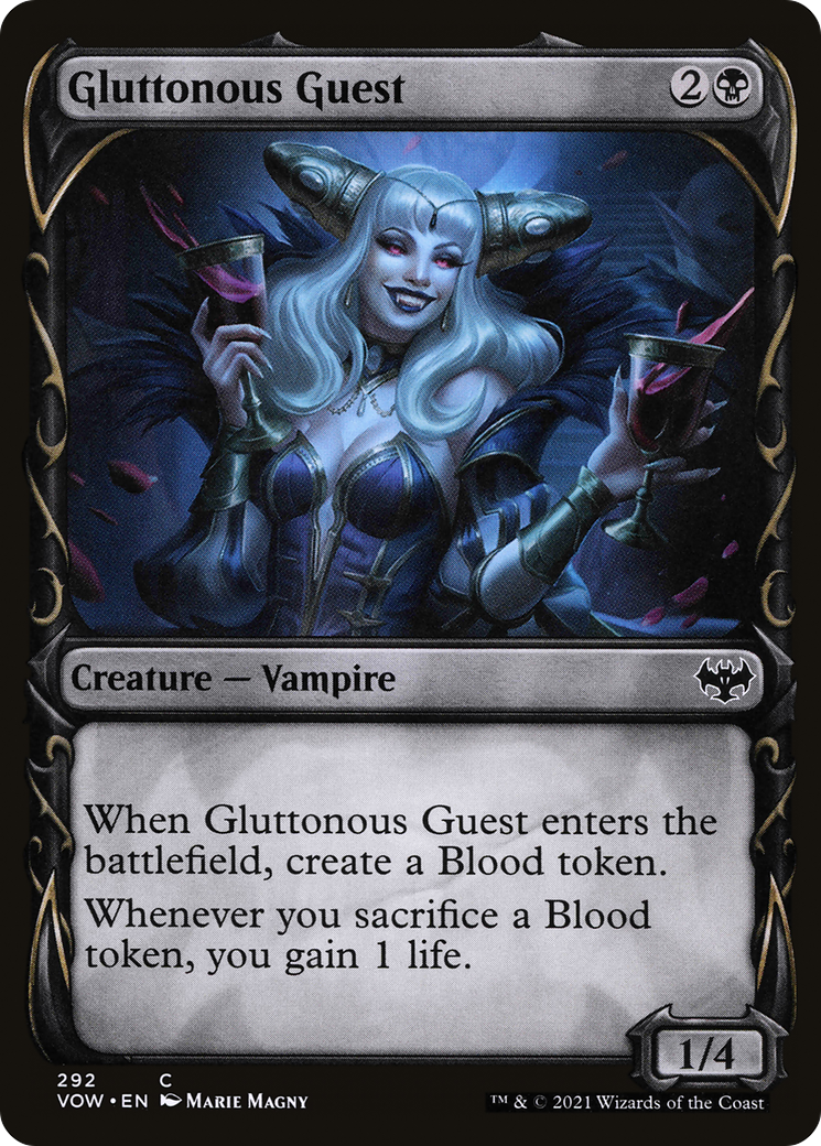 Gluttonous Guest (Showcase) (VOW-292) - Innistrad: Crimson Vow: (Showcase)