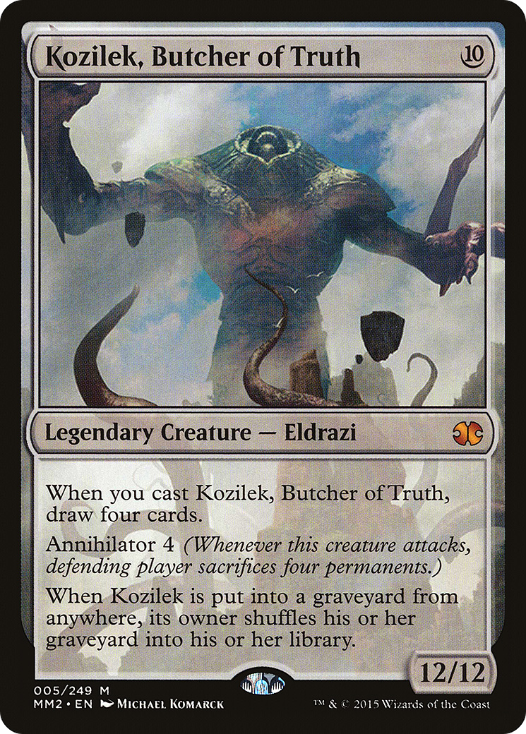 Kozilek, Butcher of Truth (MM2-005) - Modern Masters 2015
