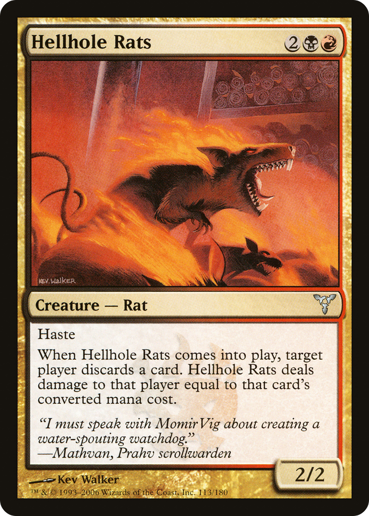 Hellhole Rats (DIS-113) - Dissension Foil
