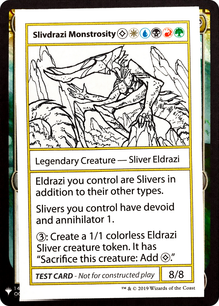Slivdrazi Monstrosity (CMB1-) - Mystery Booster Playtest Cards 2019