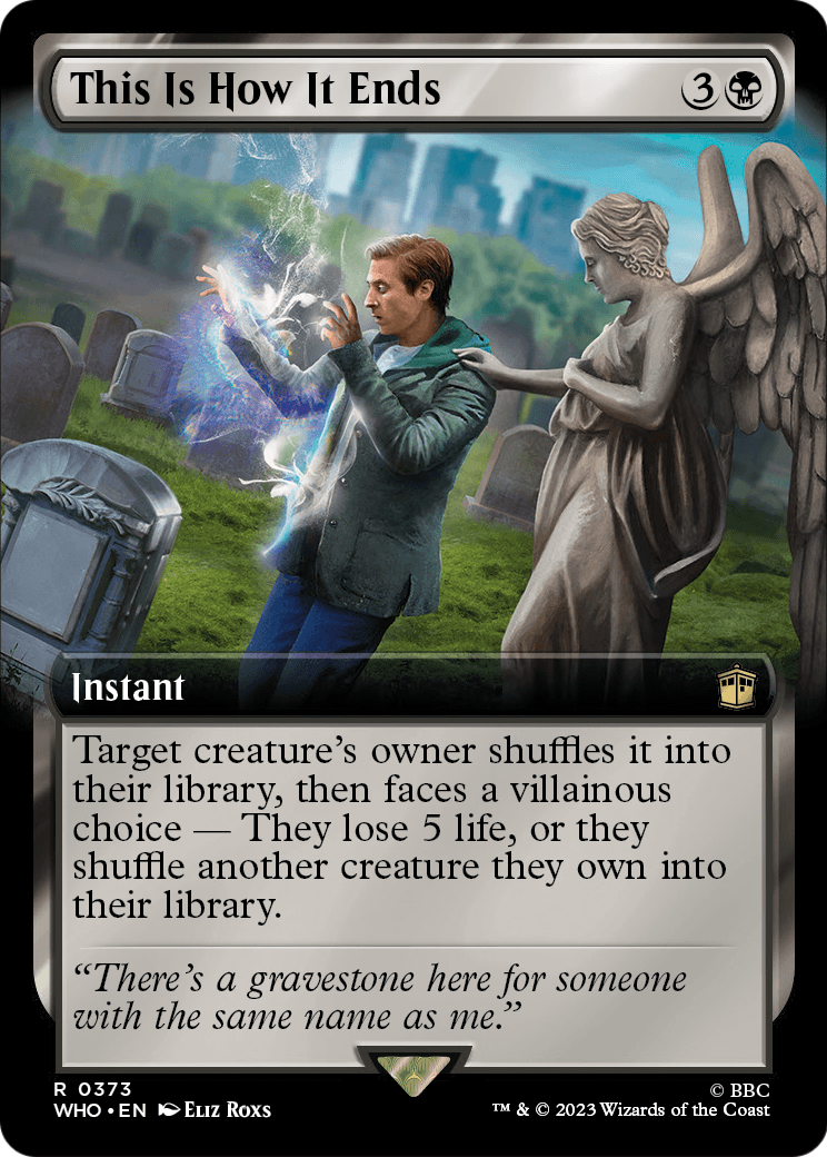 This Is How It Ends (Extended Art) (WHO-373) - Doctor Who: (Extended Art) Foil