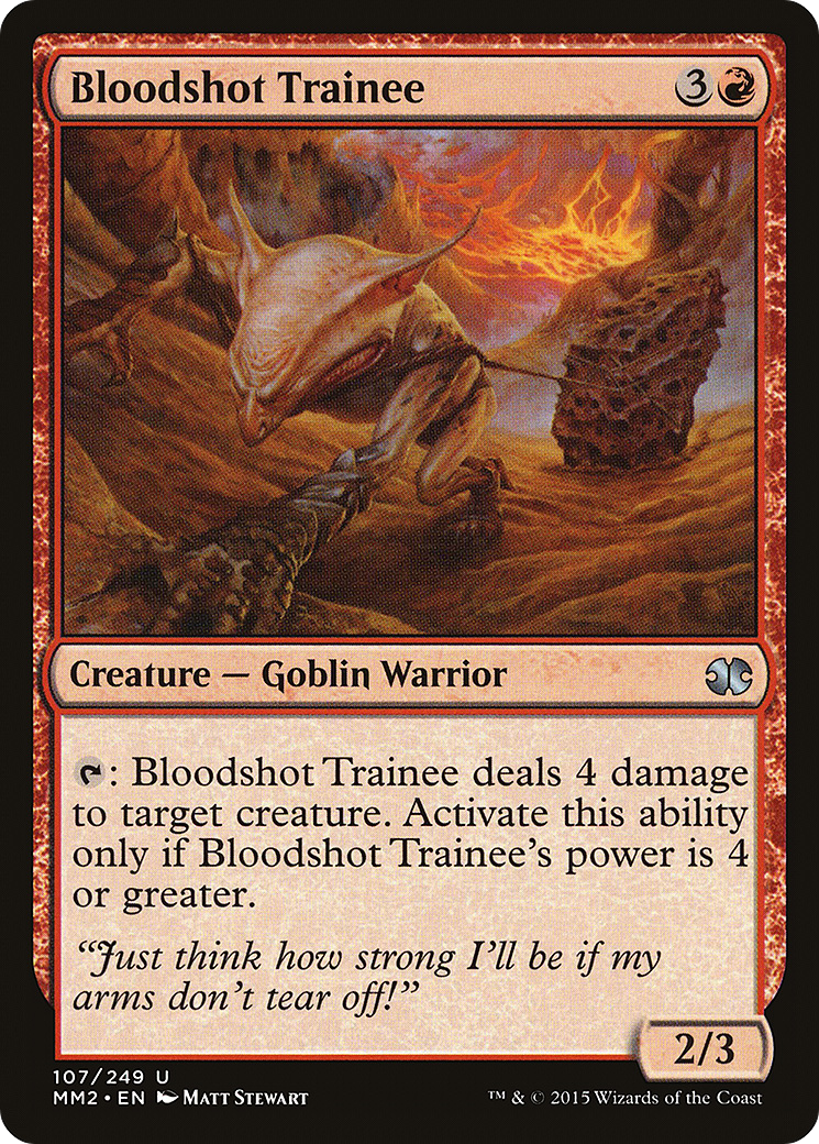 Bloodshot Trainee (MM2-107) - Modern Masters 2015