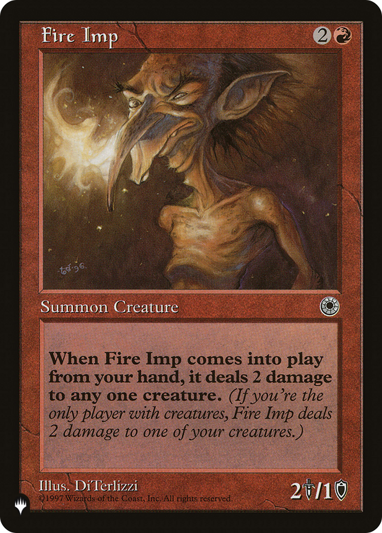 Fire Imp (LIST-) - The List