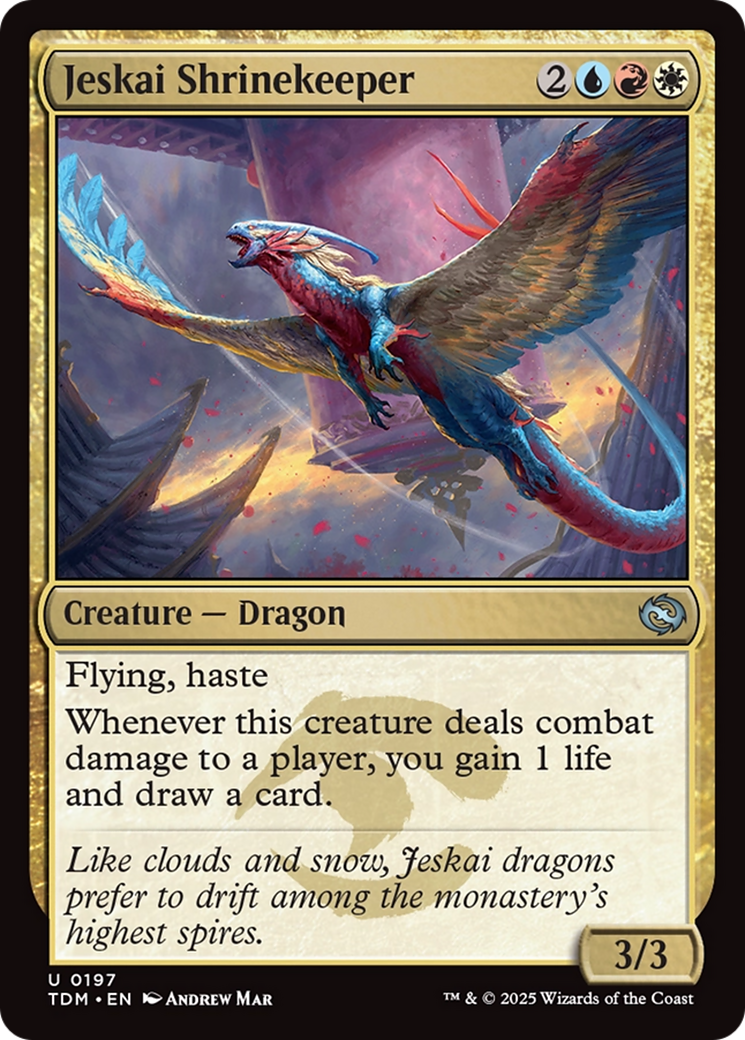 Jeskai Shrinekeeper (TDM-197) - Tarkir: Dragonstorm