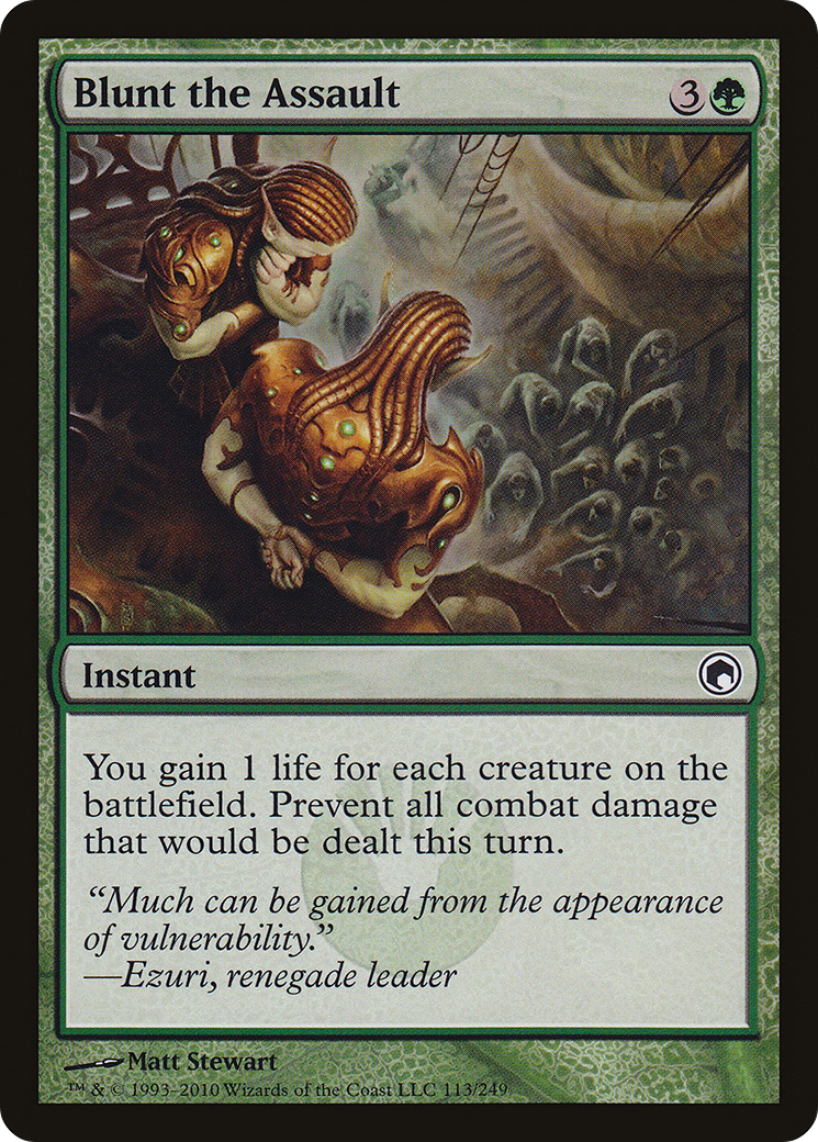 Blunt the Assault (SOM-113) - Scars of Mirrodin