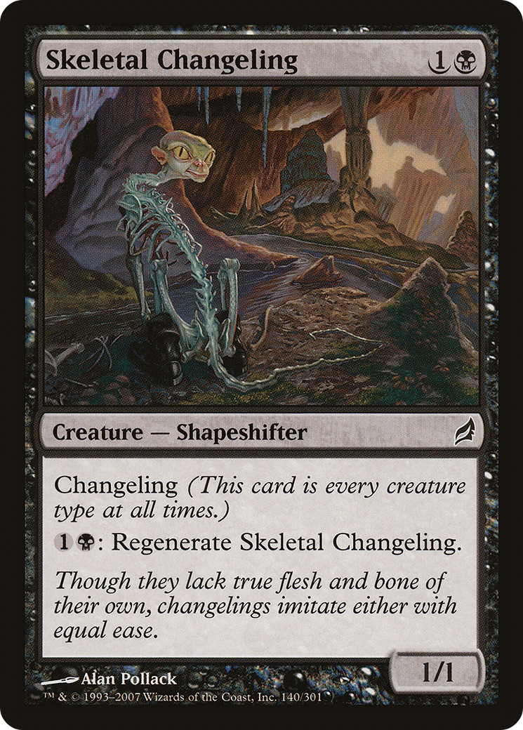 Skeletal Changeling (LRW-140) - Lorwyn