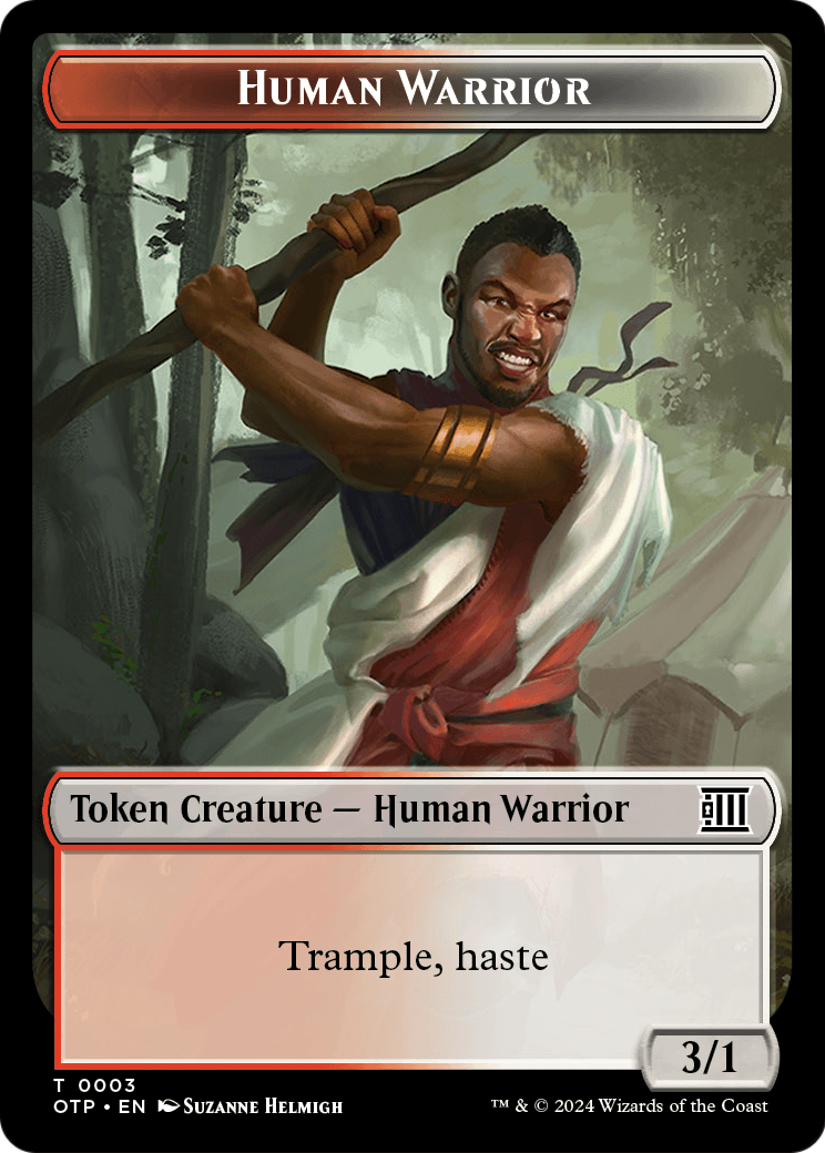 Human Warrior (TOTP-003) - Breaking News Tokens Foil